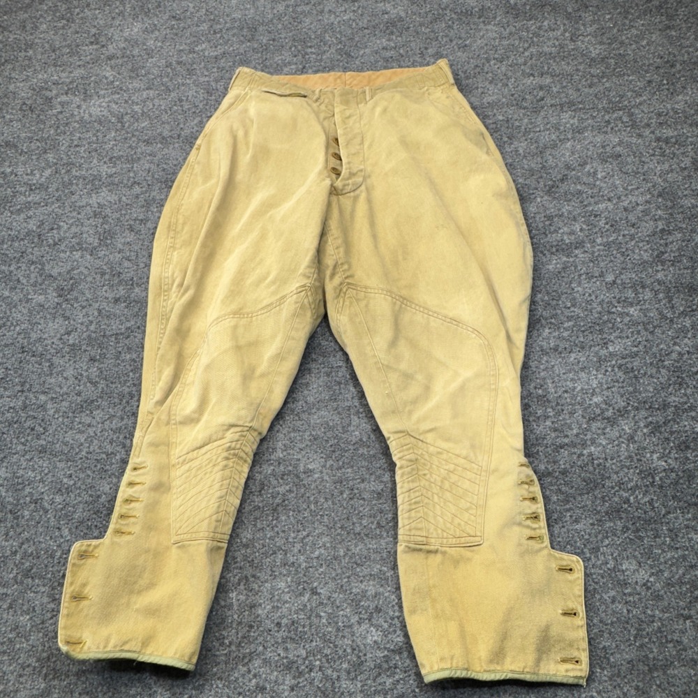 Vintage Jodhpur Riding Pants Womens 28 Khaki Tan Equestrian Gorpcore Horse Jump